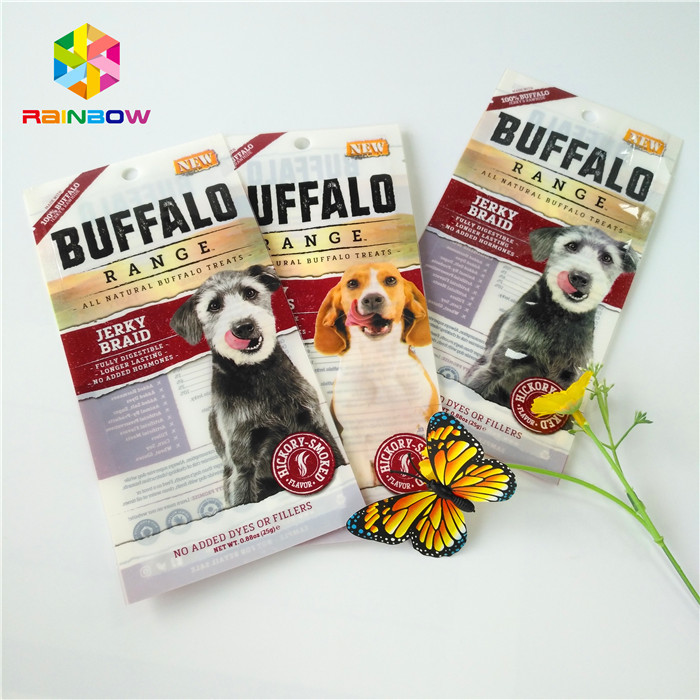 Plastikverpackungs-Taschen mit Reißverschluss, drei versahen Dichtung stehen oben Beutel für Nahrung mit Seiten