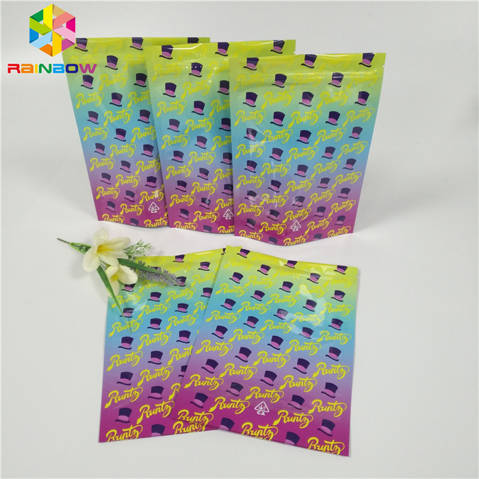 Reißverschluss-Folien-Verpackentaschen Runtz-Unkraut-Plätzchen Runtz-Dschungel-Jungen-Plastik Mateial