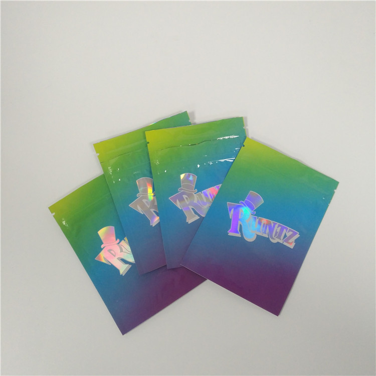 3,5 Gramm stehen oben Plastik Aluminiumfolie, die mit Reißverschluss oben Beutel-Zylindertiefdruck-Drucken stehen