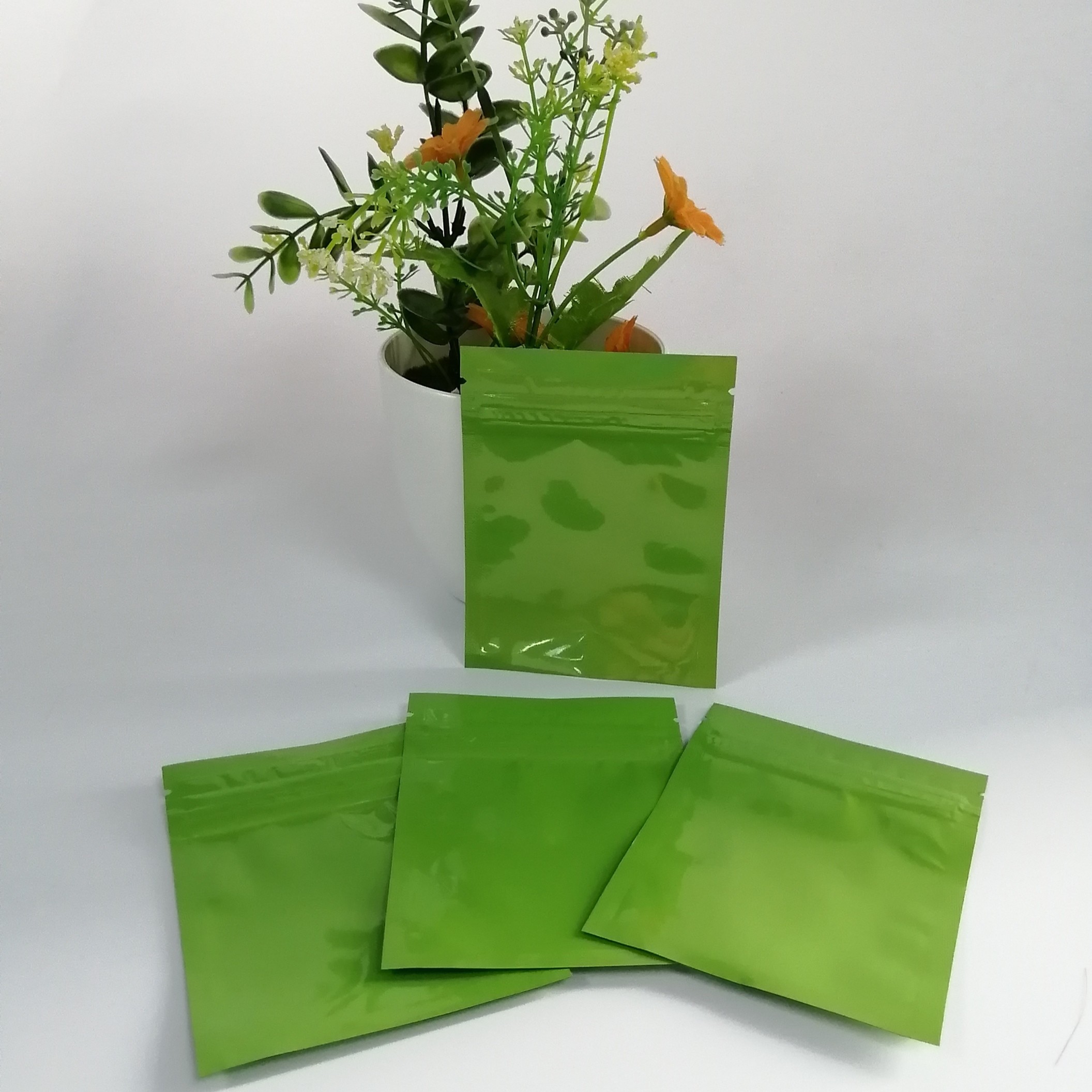 Kleines Plastikkissen-kundenspezifischer Reißverschluss sackt Aluminiumfolie innerhalb feuchtigkeitsfesten ein