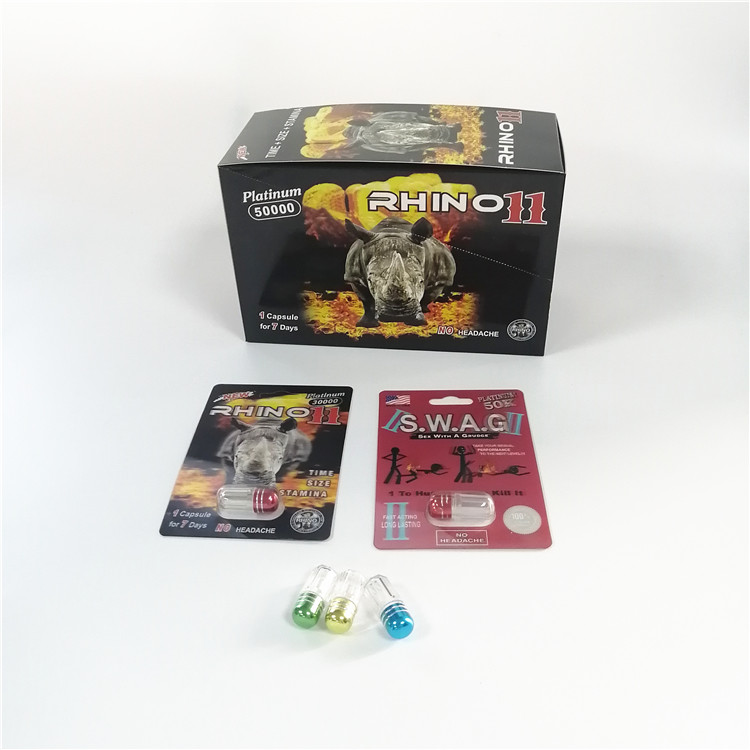 Männliche Verbesserungs-Medikations-Blisterpackung, die schwarze Grafikkarte Mutter-Premier Zen Paper verpackt