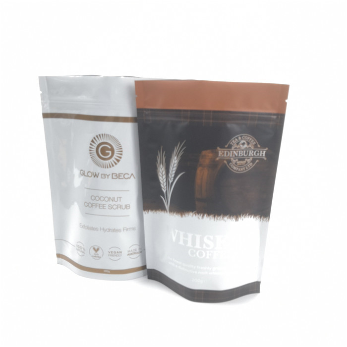 Zipverschluss-Plastikbeutel, die Aluminiumfolie-Kaffee-Taschen Gravnre-Drucken verpacken