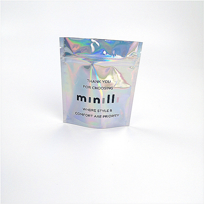 Kundengebundener Reißverschluss Größen-Make-uporganisator-Taschen-ganz eigenhändig geschrieber Hologramm-Lasers Plastik