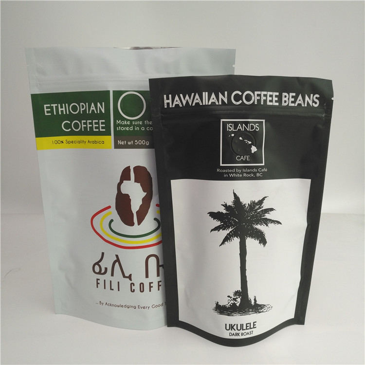 Doypack-Kaffeebohne-Teebeutel, die biologisch abbaubare Taschen für Pulver-Produkte verpacken