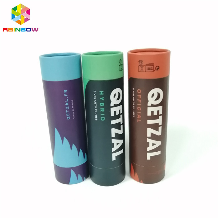 Der Kraftpapier-Kasten, der runde Form-kundenspezifisches Logo verpackt, druckte für Geschenk/Kosmetik/Nahrung