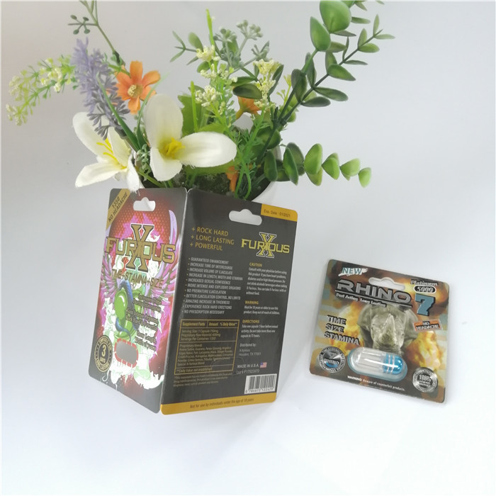 Kundengebundene mann-sexuelle Leistungs-Verbesserungs-Pille der Blisterpackungs-3D Verpackenbedeckt mit Blasen