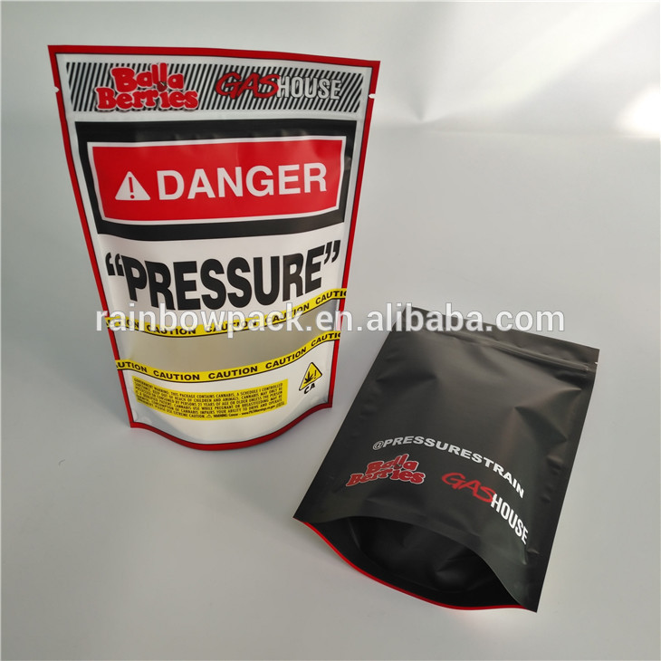 Riechen Sie den Beweis-Kräuterweihrauch, der kindersichere Flecken-Tasche 3.5g Ziplocke Stoney verpackt