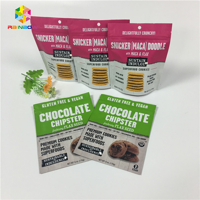 stehen 1 Pfund 12oz oben Taschen mit Reißverschluss, Gewürz-Pulver-Beutel-mit Reißverschluss Mattdrucken