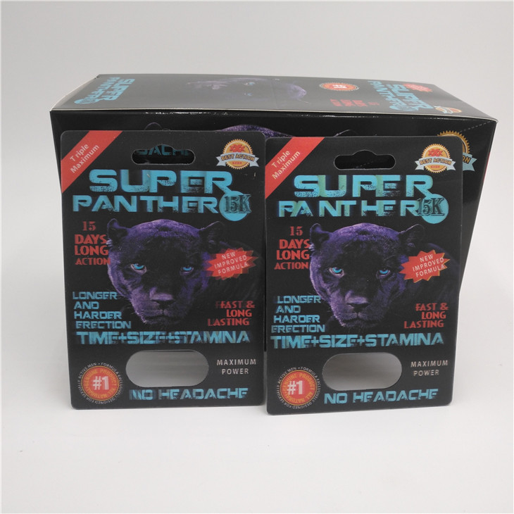 Schieben Sie Einsatz-Blasen-Karte Verpackenhaustier Material für männliche Verbesserungs-Pillen