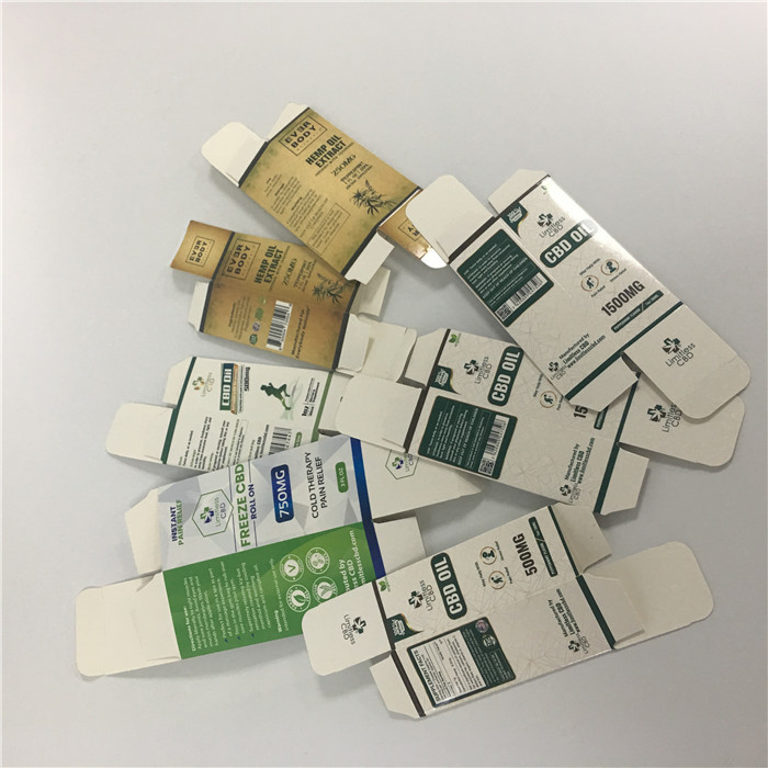 Gewohnheit druckte Öltropfflascheverpackenden Papierkasten der Flasche des ätherischen Öls des Kästchens 10ml 30ml CBD