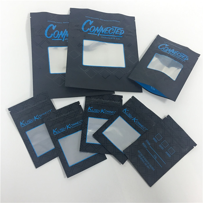 Kräuterweihrauch-Verpackenreißverschluß Doypack, der oben Beutel für Tabak CBD steht