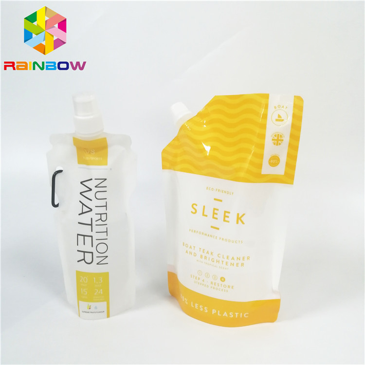 Leck-Beweis-Tüllen-Beutel, der glatter flüssiger die Getränk-Oberflächensaft-Nylontasche lamelliert verpackt