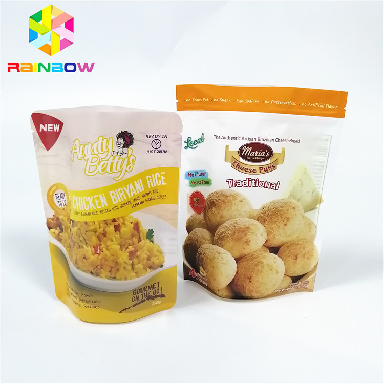 Soße gedämpfte Plastikbeutel, die das Kochen verpacken, Vakuumspeicher-Reißverschluss-Verschluss kochend