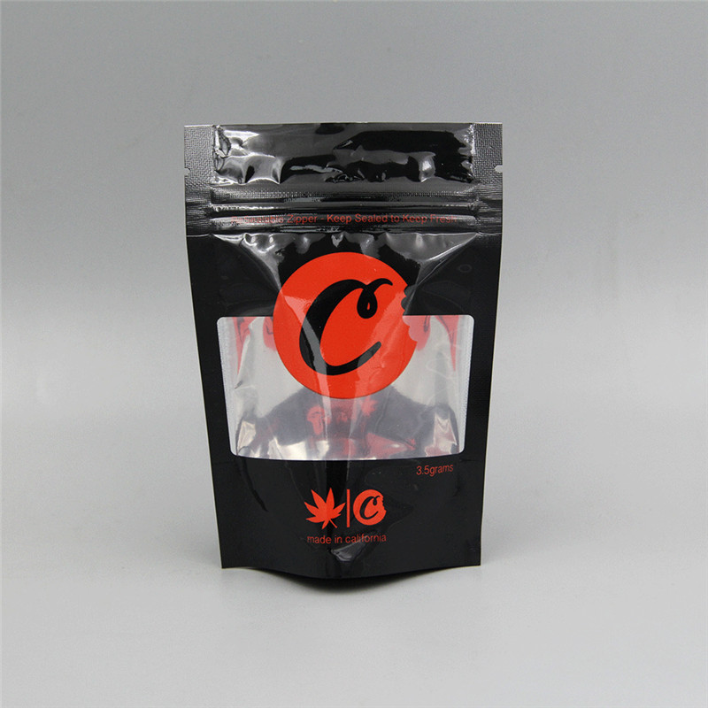 Kinderbeständiges Plastiktasche-Plastik PO Plätzchen-Verpacken der Geruch-Beweis-Hanf-Blumen-CBD Edibles mit Reißverschluss