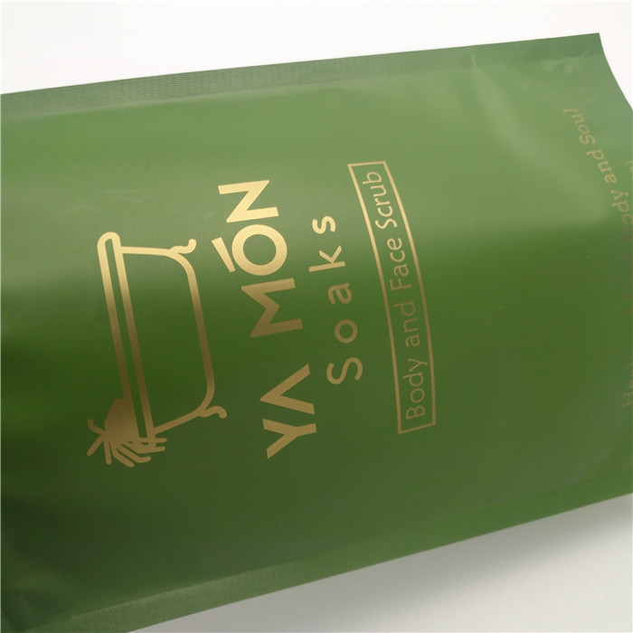 Stehen Sie oben Aluminiumfolie-Verpackentaschen Doypack, das, Körperpeeling mit Reißverschluss 8oz 16oz Verpackung tränken