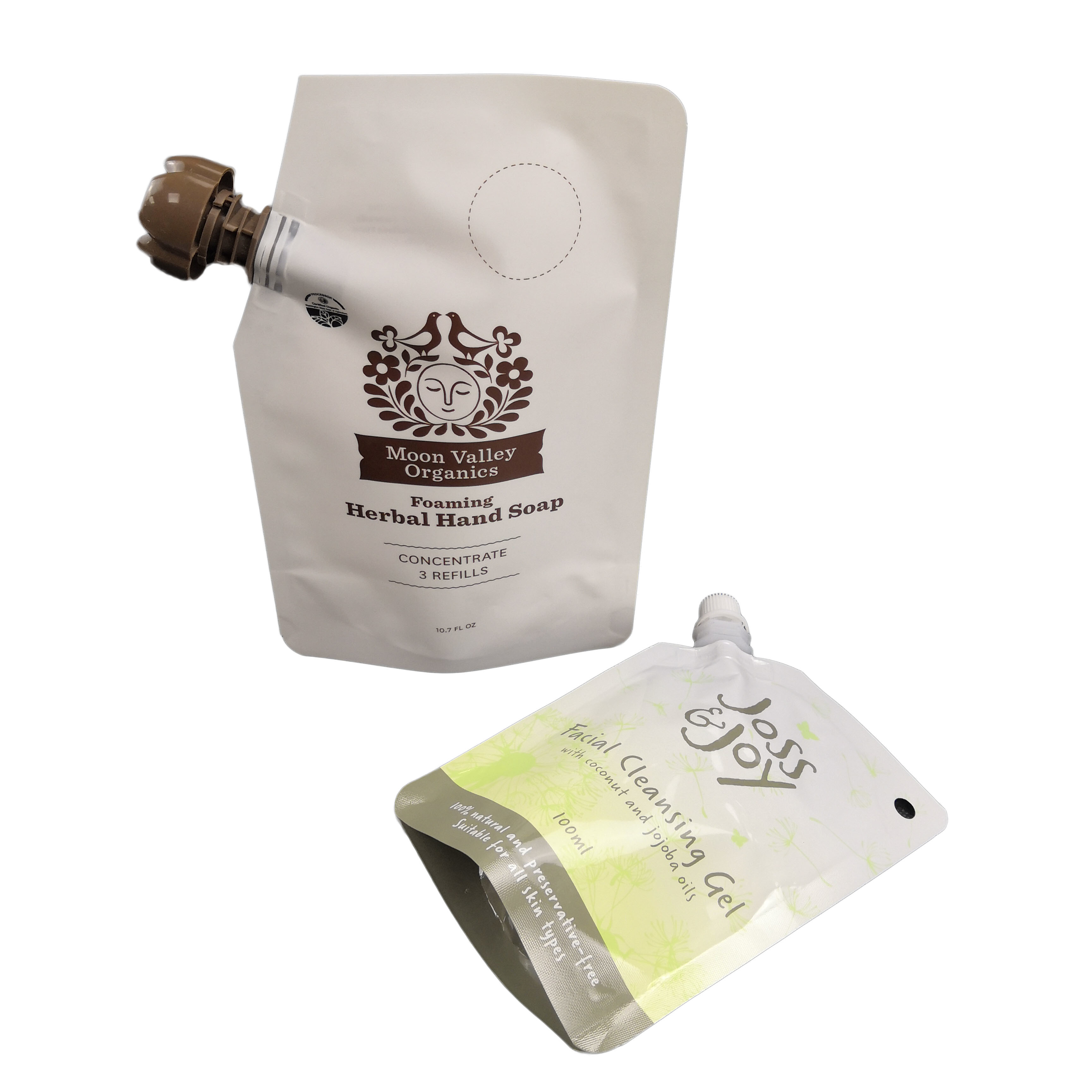 Kosmetische Gesichtsmasken-Tülle Doypack-Beutel-Düsen-Tasche 10ml 50ml 100ml für Lotions-Flüssigkeits-Paket