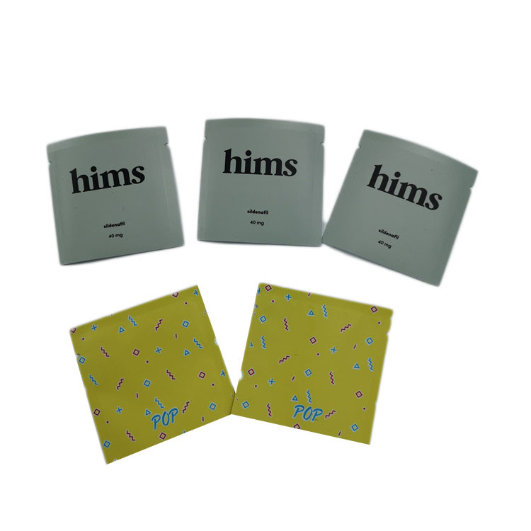 3 Seitenheißsiegel-Plastikbeutel, die das Minibeutel-Wimper-Taschen-Paket besonders angefertigt verpacken