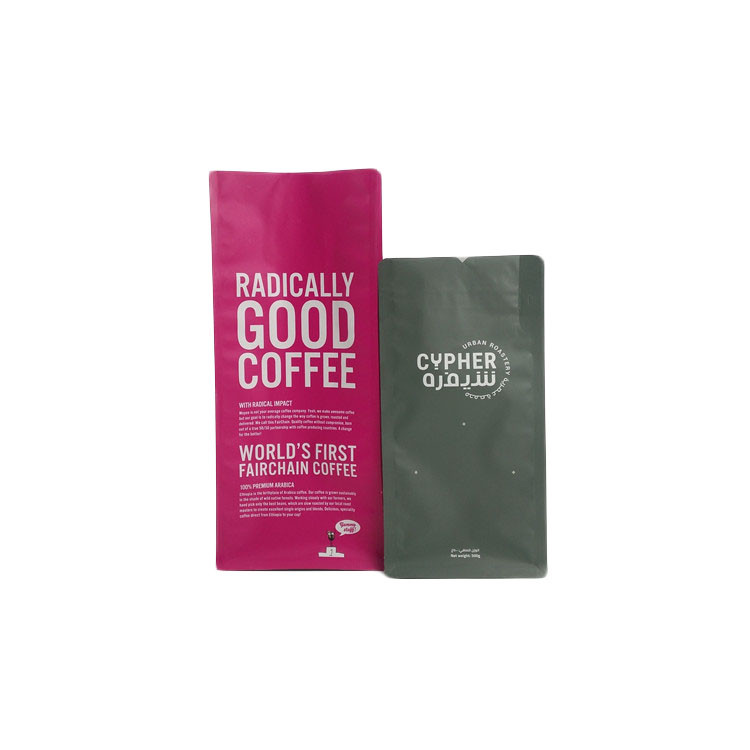 Gewohnheit Druckheißsiegel-Teebeutel wiederversiegelbar mit einem Weisen-Entgasungsventil