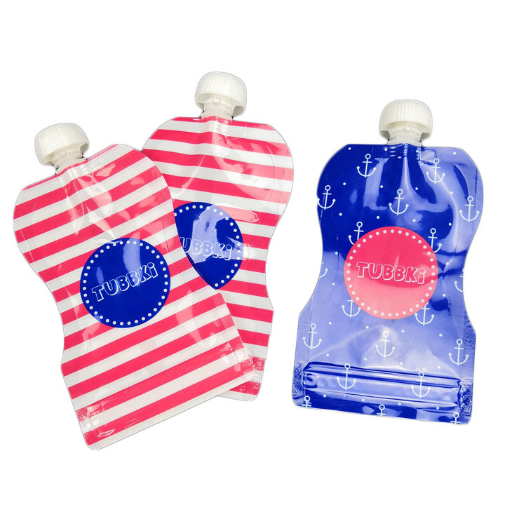 Nahrungsmittelmaterial-Tüllen-Beutel, der flüssigen Getränkewein-Milch-Kaffee-Speicher verpackt