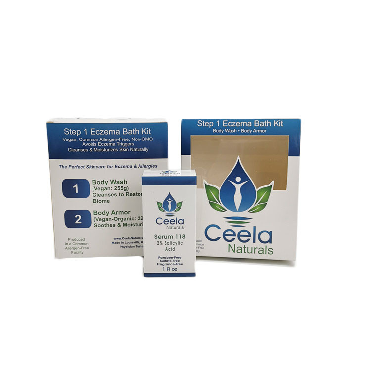 Glatte weiße Papppapierkasten, der Kleinhautpflege-Körper-Wäsche-Anwendung verpackt