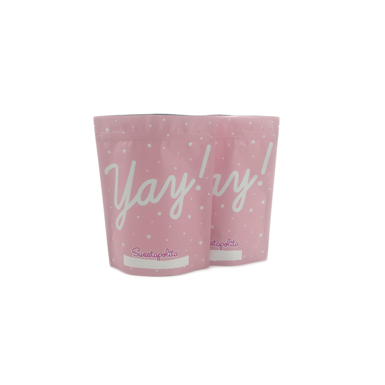 Die wiederversiegelbaren Plastikbeutel, die Reißverschluss verpacken, Shinny natürliches scheuern Taschen-Gravüren-Drucken