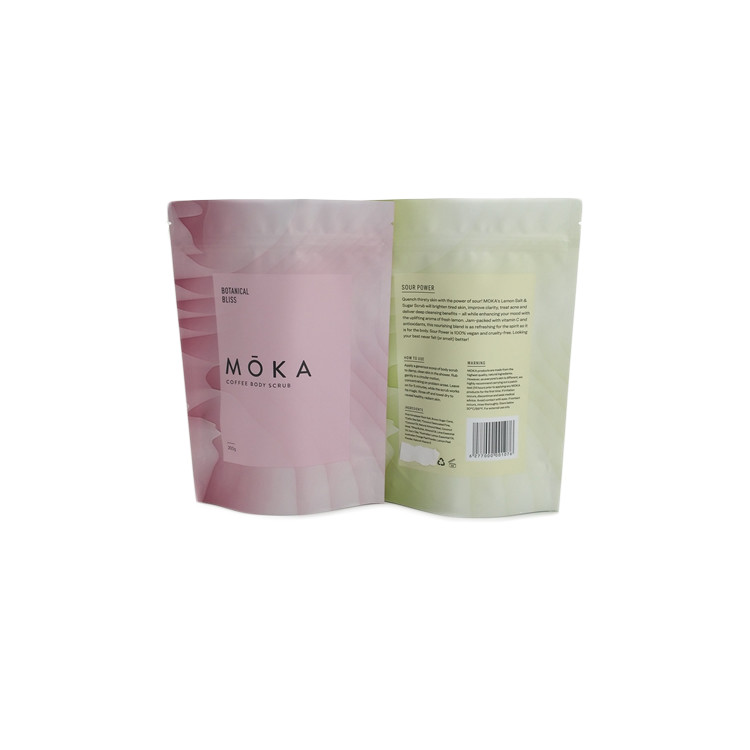 Nahrungsmittelgrad-Folien-Beutel, der Plastiktasche-den kundenspezifischen Logo-Reißverschluss feuchtigkeitsfest verpackt