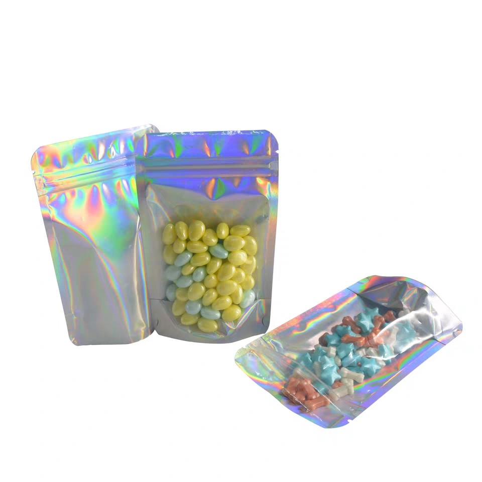 Drei Seitendichtungs-Snack-Food-Verpackentaschen-Laminierungs-Plastik mit Reißverschluss