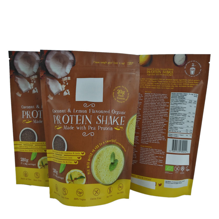 Pulver, das Digital drucken Aluminiumfolie-Reißverschluss-Beutel VMPET verpackt