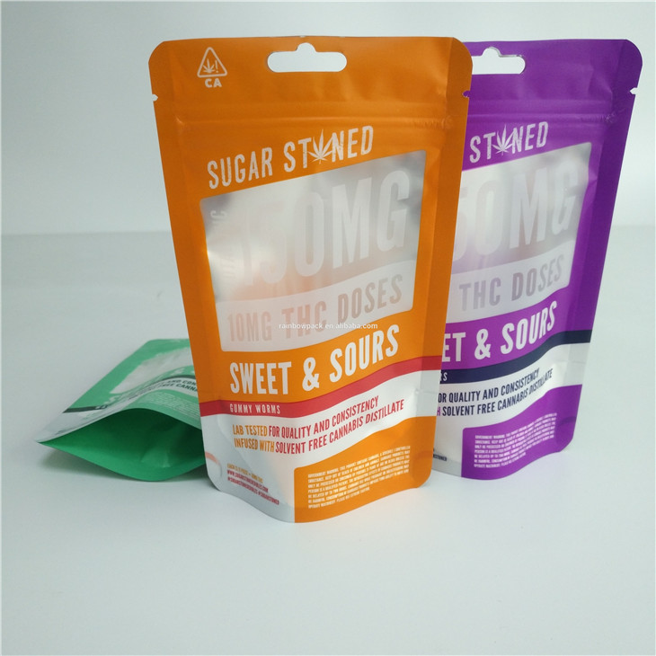 Digital, die gummiartige Kräuterunkraut-Tasche 3.5g 7g 14g 28g drucken