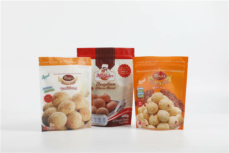 Obstbanane-Chips 120 Mircon stehen oben Reißverschluss-Beutel