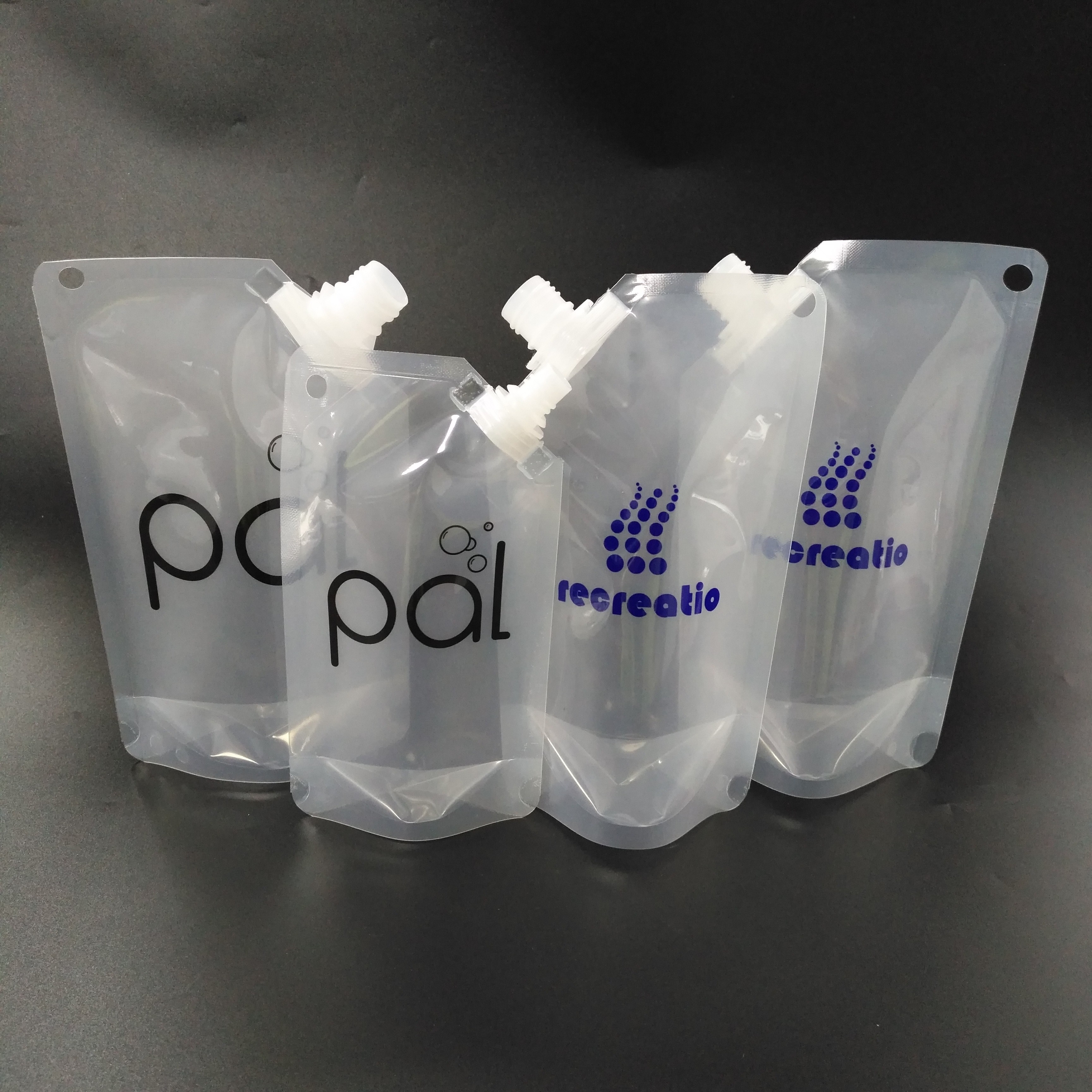 Starke Dichtungs-transparentes Getränk 1000ml stehen oben Beutel