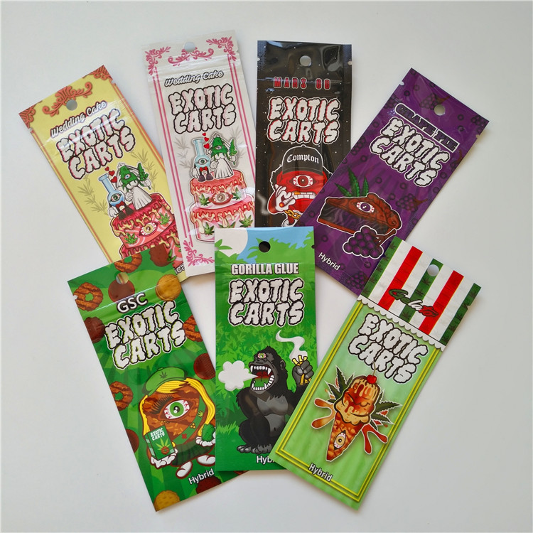 Gewohnheit druckte recyclebarer Plastik-Geruch-Beweis-Unkraut-gummiartiger Bärn-essbare wiederversiegelbare Verpackentasche mit Reißverschluss