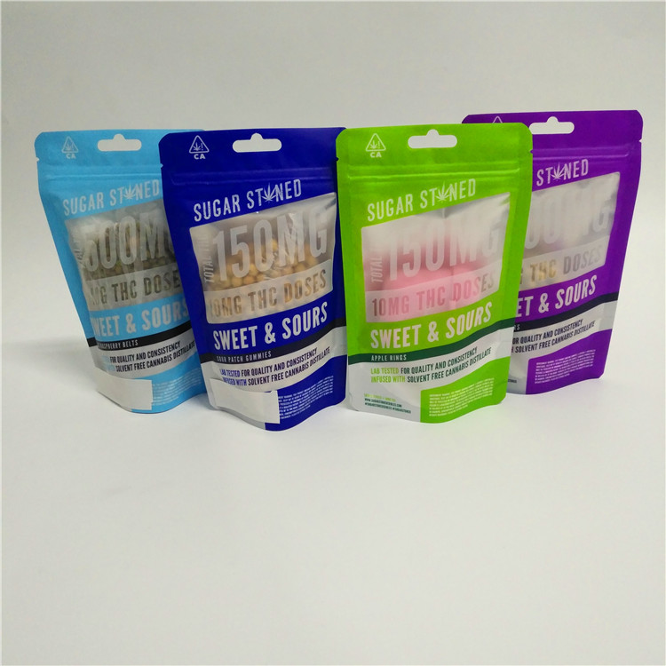 Heißsiegel-stehen Plastiknahrungsmittelgrad-Kindergeruch-Beweis herauf das Beutel-Zipverschluss-essbare gummiartige Verpacken