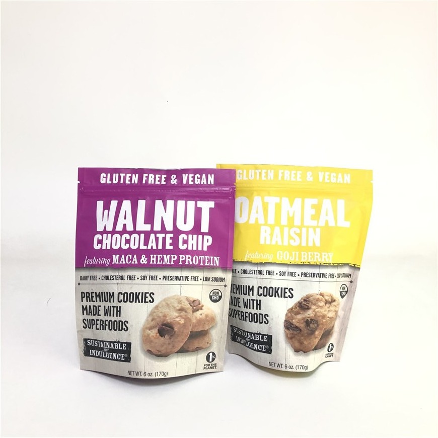 Besonders angefertigt stehen Sie oben Nahrungsmittel-Grad-Plätzchen-Nuss-Acajoubaum-Verpackentaschen-Nahrungsmittel-Plastik-Tasche