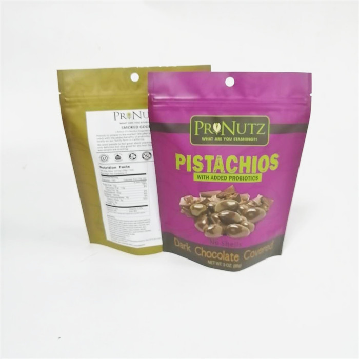 lamellierter Plastikverpackenstand der nusstaschen-Acajounuss herauf Taschen