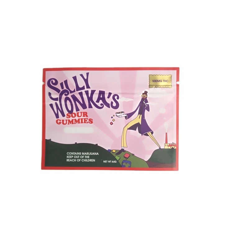 DICHTUNGS-Beutel Shenzhen-Lieferanten-Mini Sachets For Gold Printings Preroll Seitenzigaretten-3 mit Reißverschluss-Taschen