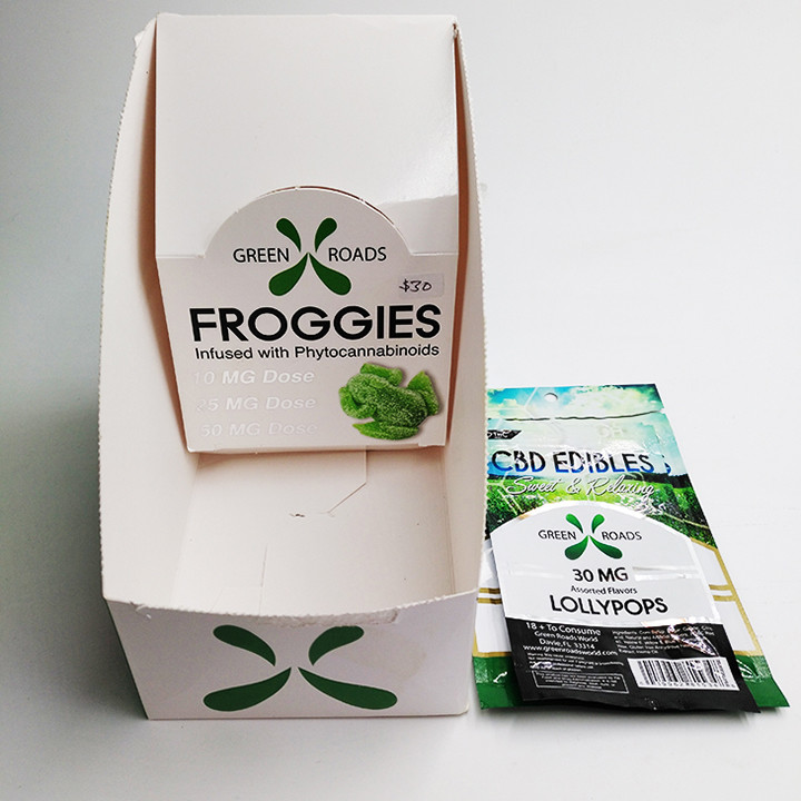 Fertigen Sie Druck-Papierschaukarton für kratom Taschen-Anzeigenfaltschachtel für Kartenanzeige kundenspezifisch an