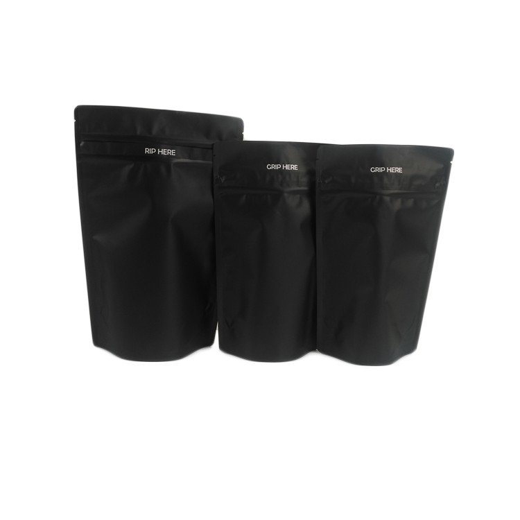 GERUCH-Beweis-Tasche Schwarz-Aluminiumfolie-Kinderbeständigen essbaren Nahrungsmittelgrad-Blumen-der auf Lager in der gummiartigen CBD Canabis Verpacken