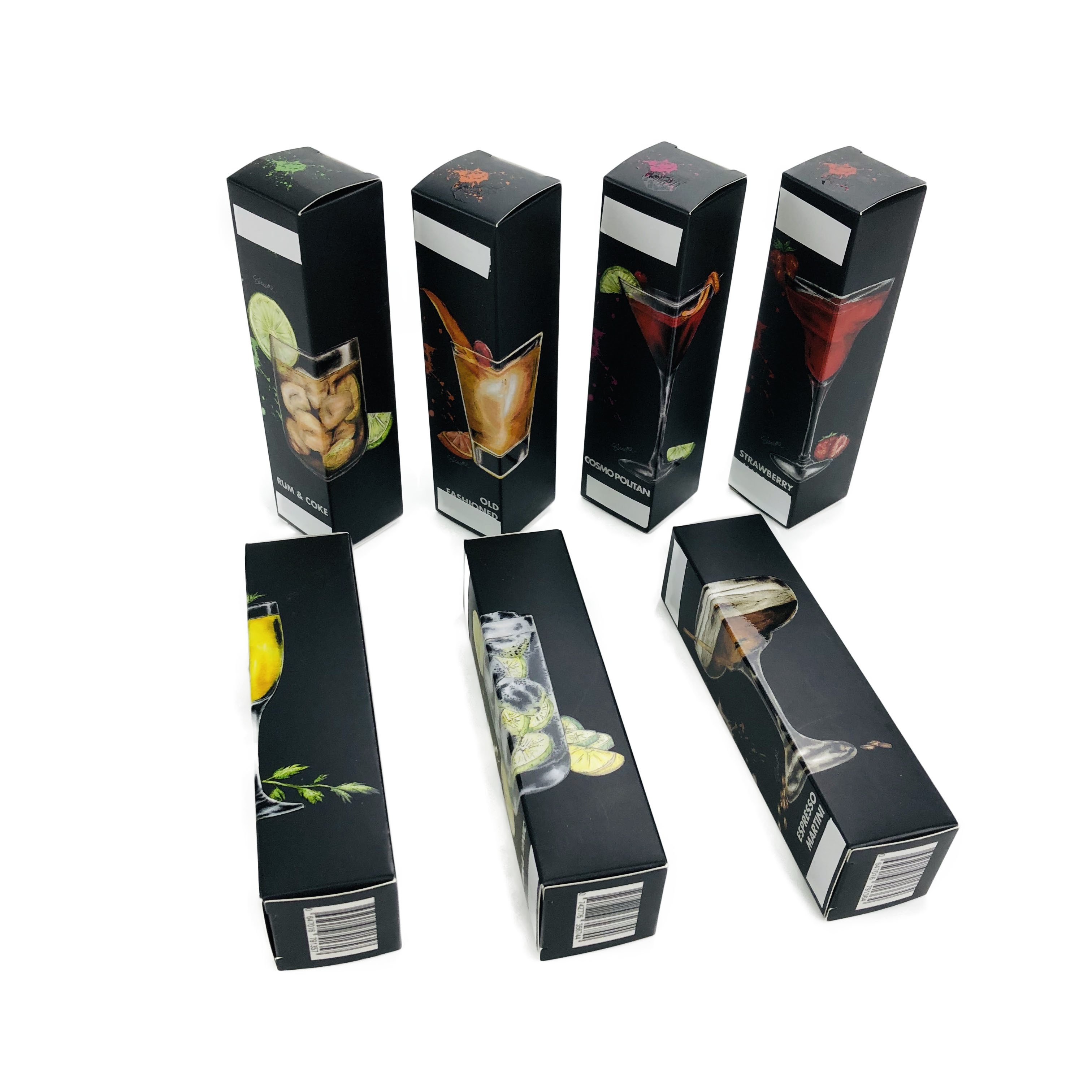 Matte Finish Lightweight Paper Box, der faltbare Farbe des Kasten-CMYK für Getränke verpackt