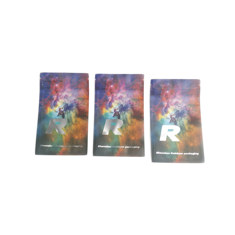 Beweis-fertigte kleine Plastik-Tasche 50mg 70mg 125mg Kindersplitter-Taschen Geruch-Beweis-Matte Candy Ziplock Plastic Foods Gummies besonders an