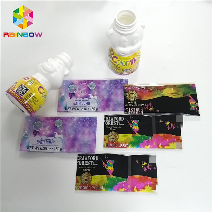 Getränkepsychiaters-Aufkleber Heißsiegel PVC-Offsetdruck-CMYK