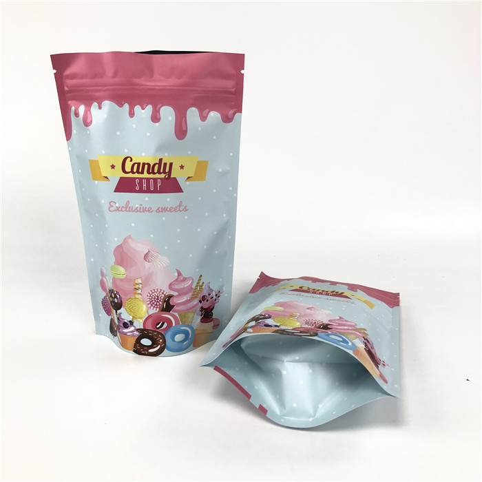 Aluminiumfolie-Tasche 100 Mikrometer-Plastik mit Reißverschluss für Nuss-Gewürz