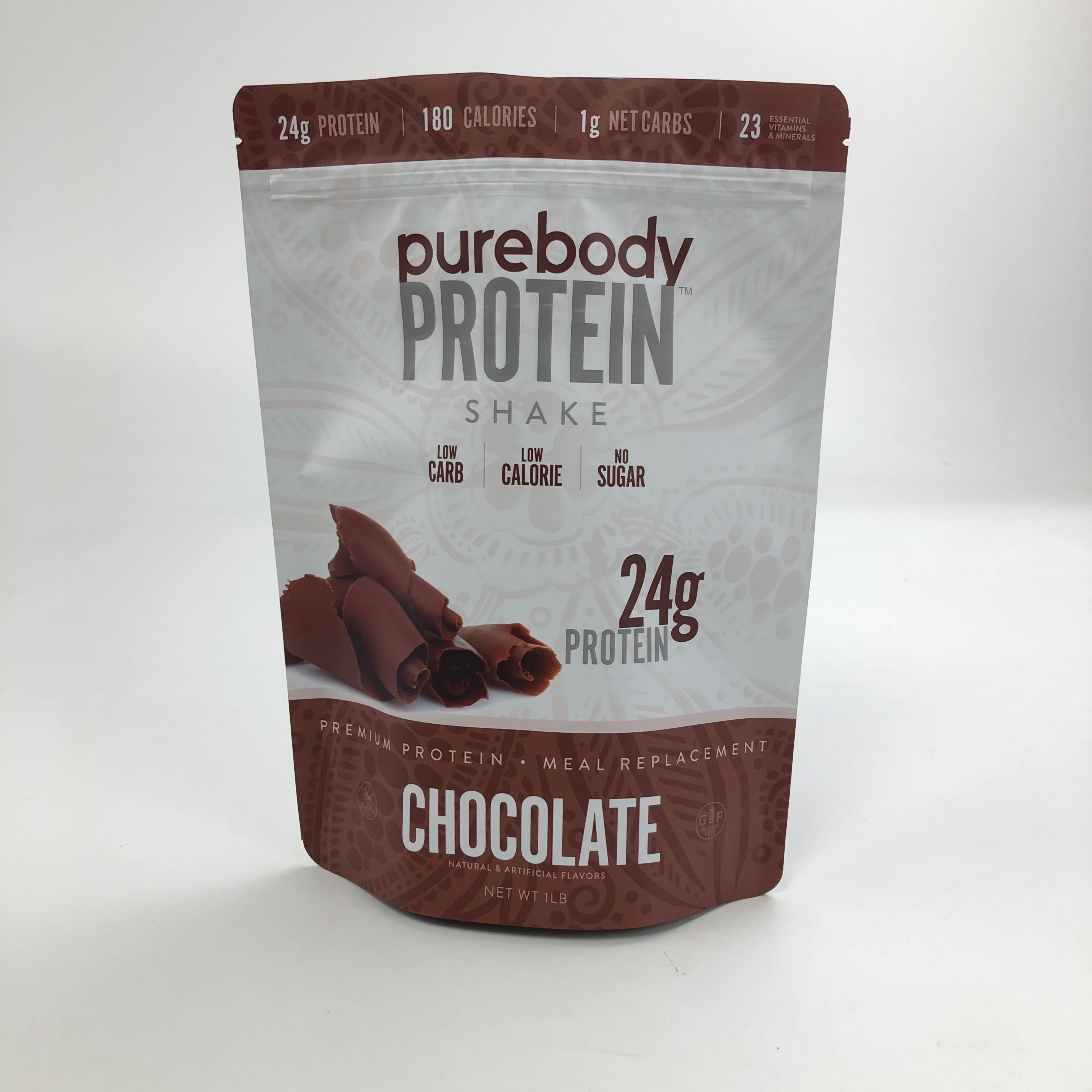 Kundenspezifische Druckstellung herauf das leere Beutel-Molkeprotein-Pulver, das Aluminiumfolie-Taschen Plastik mit Reißverschluss mit Riss-Kerbe verpackt