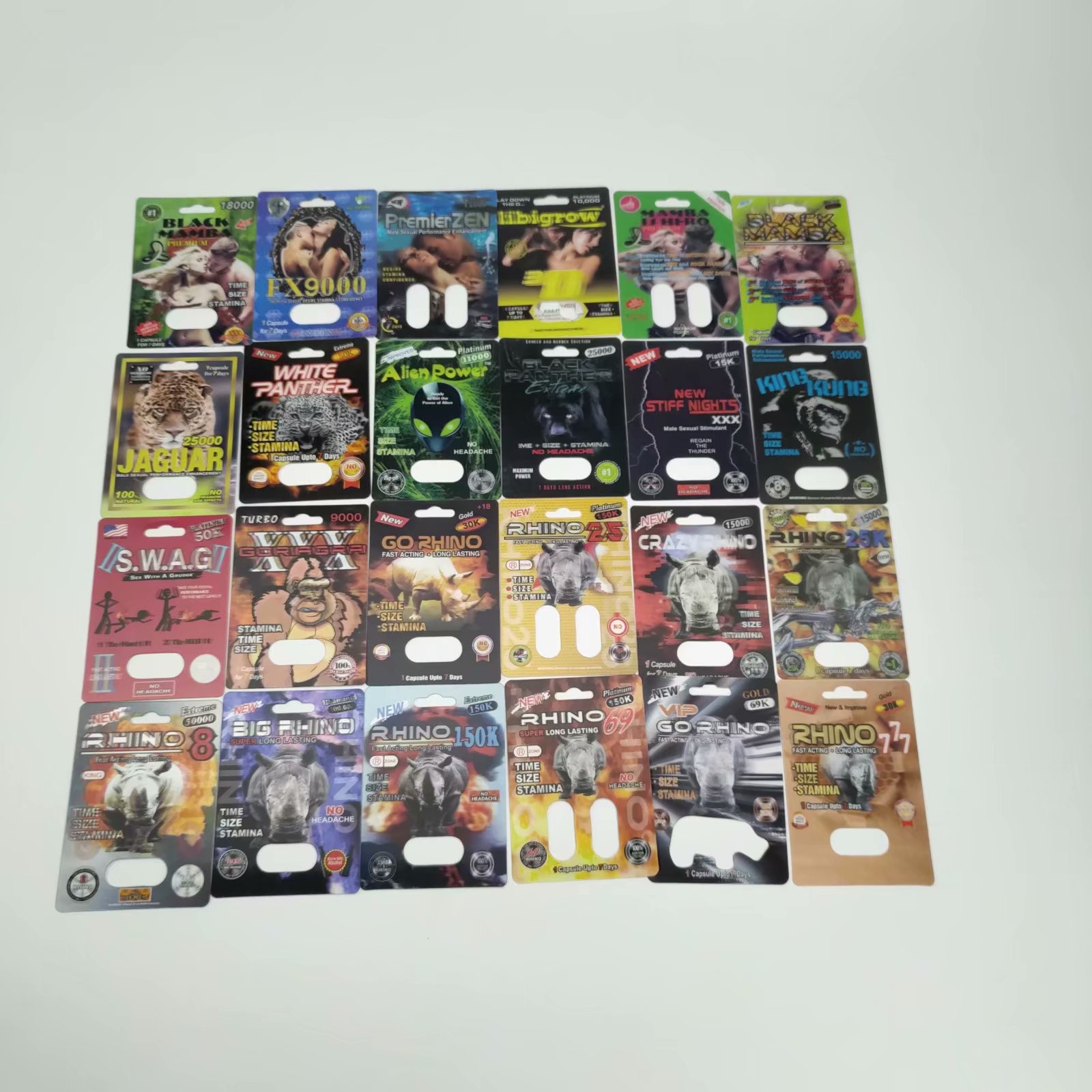 Gravnre, das NASHORN 3D Plastikblasen-Pillen-Karte mit Kugeln druckt