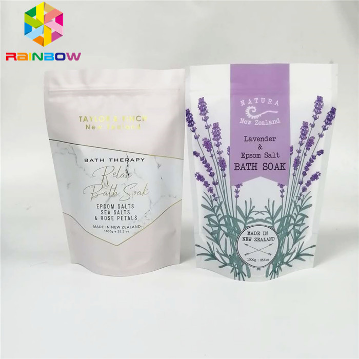 Stehen Sie oben Taschen Matt Laminateds VMPET Plastik mit Reißverschluss