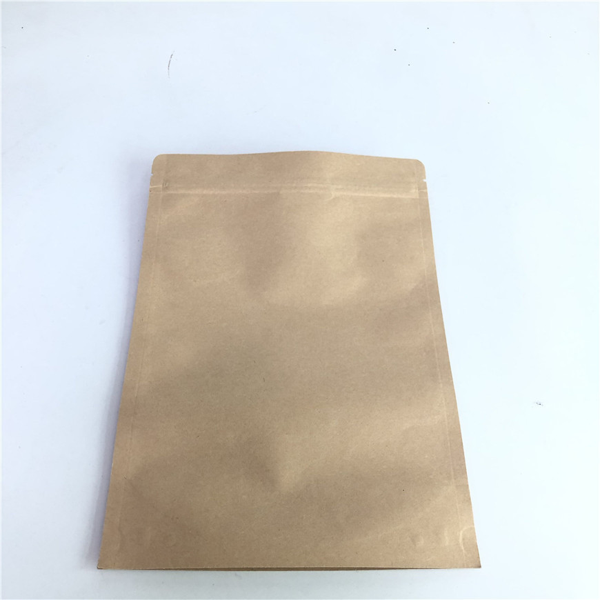 Kaffee-auf Lager Verpackentaschen-Stand-oben Papiertüte der Kraftpapier-Taschen-250g 500g für Coffe-Tee-Nahrungsmittelnuss-Imbiss