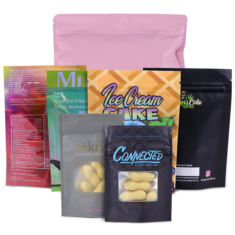 Heißsiegel-Plastik-Tasche des Aluminiumfolie-Zipverschluss-CMYK MOPP