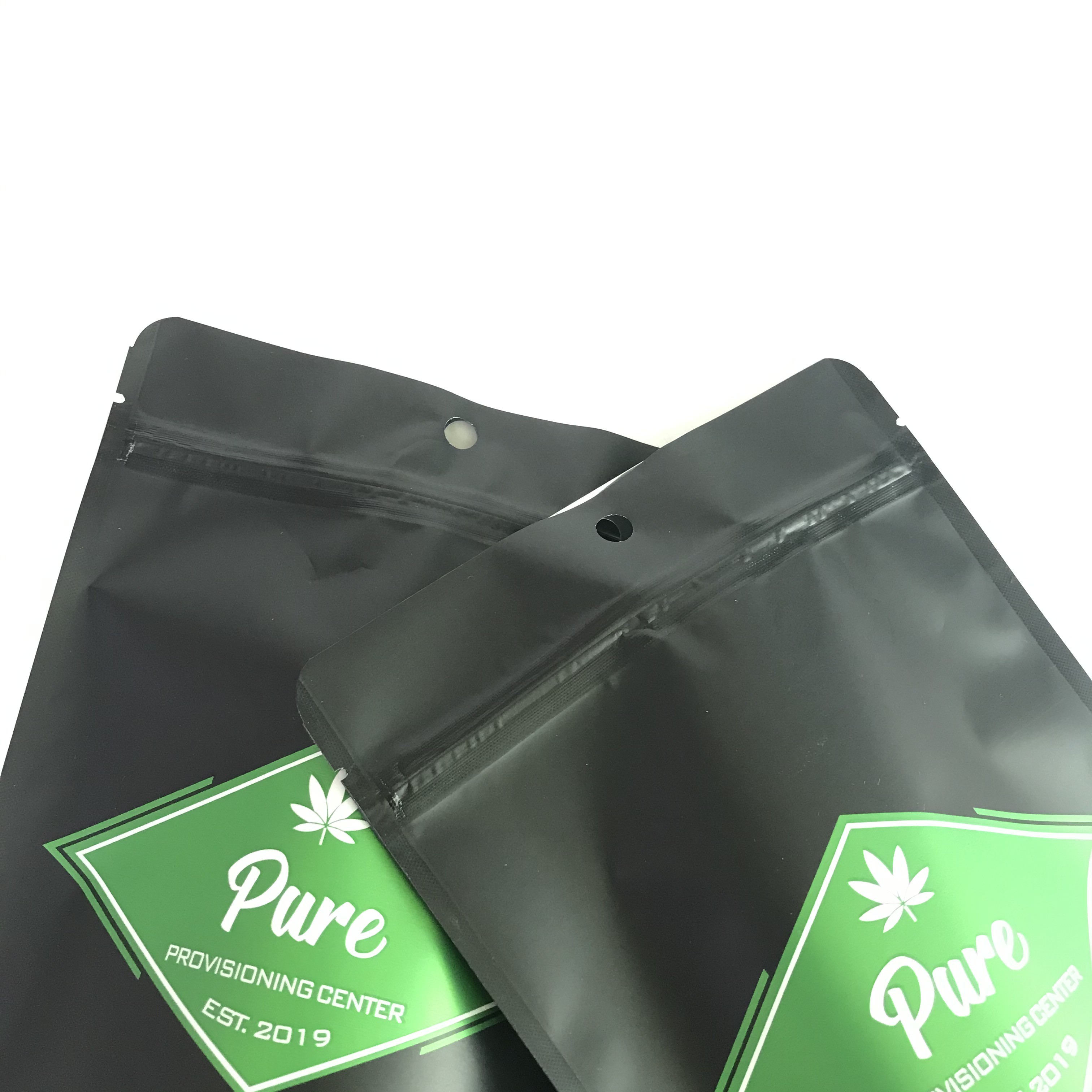 Pantone-Farbe Cannabiss Plastik sackt das Plastikbeutel-Verpacken ein