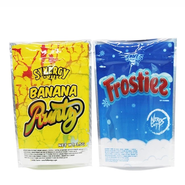 Kräuterweihrauch-Verpackenbeutel 3.5g 7g CBD mit klarem Fenster