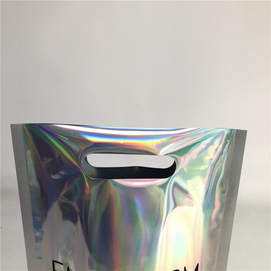 Geruch-Beweis stehen herauf Reißverschluss-Hologramm bunter kosmetischer Kit Beauty Packaging Bag